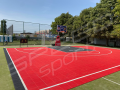 102M2/896X1139CM CZERWONO-CZARNE BOISKO DO KOSZYKÓWKI SPEEDSPORT HEXA POWER PRO
