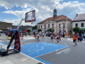 105M2/896X1169CM SZARO-BŁĘKITNE BOISKO DO KOSZYKÓWKI SPEEDSPORT HEXA POWER PRO