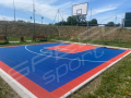 39M2/622X622CM NIEBIESKO-POMARAŃCZOWE BOISKO DO KOSZYKÓWKI SPEEDSPORT HEXA POWER PRO