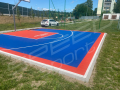 78M2/865X896CM NIEBIESKO-POMARAŃCZOWE BOISKO DO KOSZYKÓWKI SPEEDSPORT HEXA POWER PRO