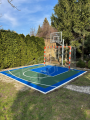 24M2/409X592CM ZIELONO-NIEBIESKIE BOISKO DO KOSZYKÓWKI SPEEDSPORT HEXA POWER PRO