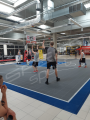 139M2/926X1504CM SZARO-NIEBIESKIE BOISKO DO KOSZYKÓWKI 3X3 SPEEDSPORT HEXA POWER PRO