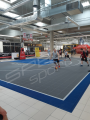 217M2/1291x1686CM SZARO-NIEBIESKIE BOISKO DO KOSZYKÓWKI 3X3 SPEEDSPORT HEXA POWER PRO