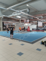 167M2/1108x1504CM BŁĘKITNO-GRAFITOWE BOISKO DO KOSZYKÓWKI 3X3 SPEEDSPORT HEXA POWER PRO