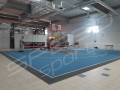 217M2/1291x1686CM BŁĘKITNO-GRAFITOWE BOISKO DO KOSZYKÓWKI 3X3 SPEEDSPORT HEXA POWER PRO