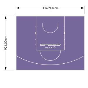 108M2/926X1169CM FIOLETOWE BOISKO DO KOSZYKÓWKI SPEED sport HEXA POWER PRO