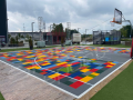 168M2/1112x1509CM PIXEL ART BOISKO DO KOSZYKÓWKI 3X3 SPEED SPORT HEXA POWER PRO