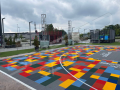 168M2/1112x1509CM PIXEL ART BOISKO DO KOSZYKÓWKI 3X3 SPEED SPORT HEXA POWER PRO