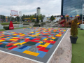 168M2/1112x1509CM PIXEL ART BOISKO DO KOSZYKÓWKI 3X3 SPEED SPORT HEXA POWER PRO