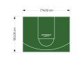 46M2/592X774CM ZIELONE BOISKO DO KOSZYKÓWKI SPEEDSPORT HEXA POWER PRO