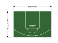 56M2/622X896CM ZIELONE BOISKO DO KOSZYKÓWKI SPEEDSPORT HEXA POWER PRO