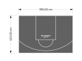 56M2/622X896CM GRAFITOWE BOISKO DO KOSZYKÓWKI SPEEDSPORT HEXA POWER PRO