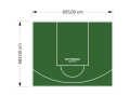 57M2/683X835CM ZIELONE BOISKO DO KOSZYKÓWKI SPEEDSPORT HEXA POWER PRO