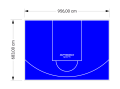 65M2/683X956CM NIEBIESKIE BOISKO DO KOSZYKÓWKI SPEEDSPORT HEXA POWER PRO