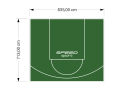 60M2/713X835CM ZIELONE BOISKO DO KOSZYKÓWKI SPEEDSPORT HEXA POWER PRO